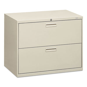 500 Series Two-drawer Lateral File, 36w X 19.25d X 28.38h, Light Gray