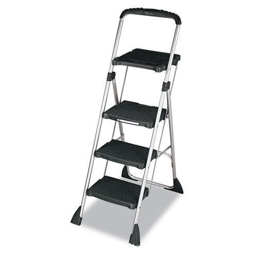 Max Work Platform, 55" Working Height, 225 Lbs Capacity, 3 Step, Black