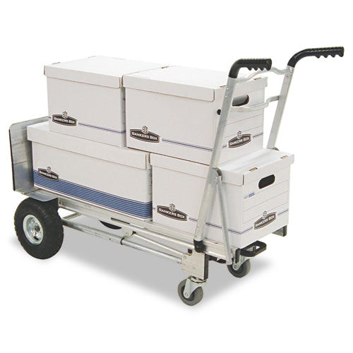 3-in-1 Convertible Hand Truck, 800-1000lb Cap., 21.06 X 21.85 X 48.03, Aluminum