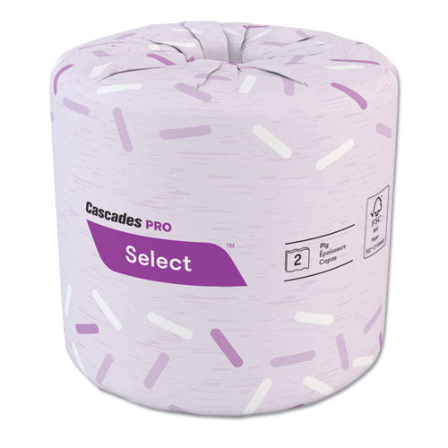 Select Standard Bath Tissue, 1-ply, White, 4.3 X 3.25, 1210-roll, 80 Roll-carton