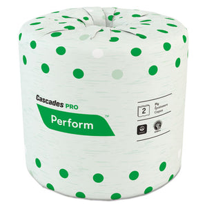 Perform Standard Bathroom Tissue, Septic Safe, 2-ply, White, 4 X 3 1-2, 336 Sheets-roll, 48 Rolls-carton