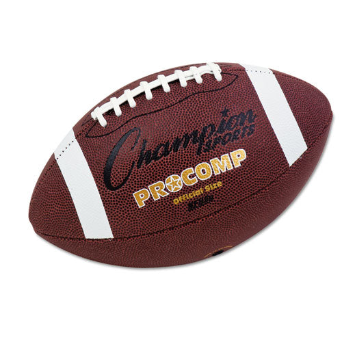 Pro Composite Football, Official Size, 22", Brown