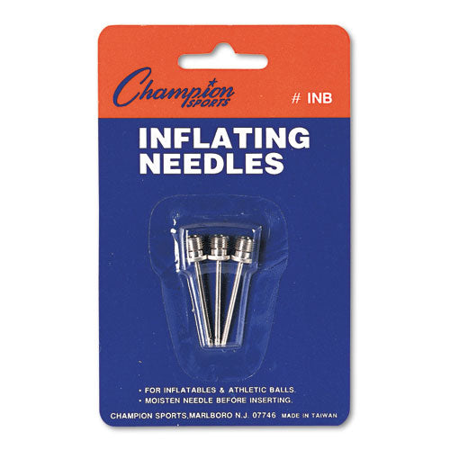 Nickel-plated Inflating Needles For Electric Inflating Pump, 3-pack