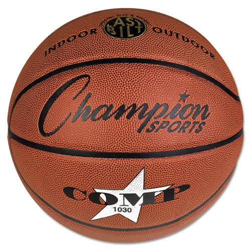 Composite Basketball, Official Size, 30", Brown