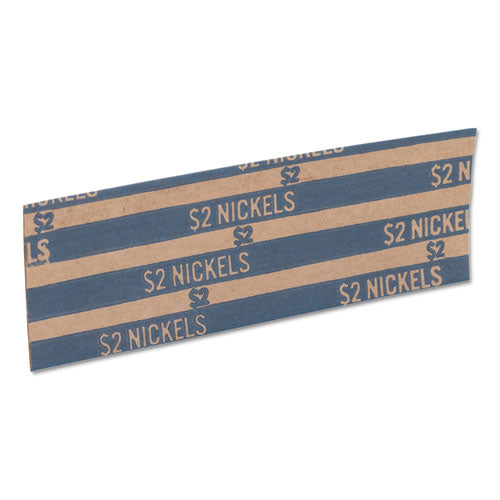 Flat Coin Wrappers, Nickels, $2, 1000 Wrappers-box