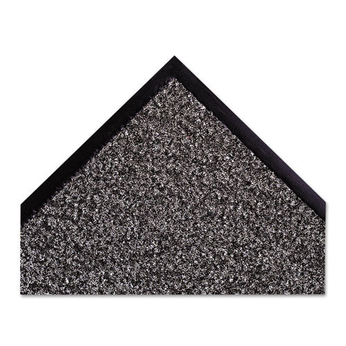 Dust-star Microfiber Wiper Mat, 36 X 60, Charcoal