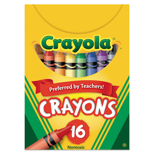 Classic Color Crayons, Tuck Box, 16 Colors