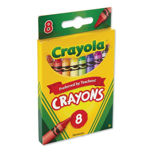 Classic Color Crayons, Peggable Retail Pack, Peggable Retail Pack, 8 Colors