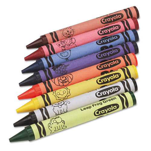 Jumbo Classpack Crayons, 25 Each Of 8 Colors, 200-set