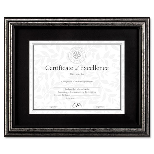 Document Frame, Desk-wall, Wood, 11 X 14, Antique Charcoal Brushed Finish