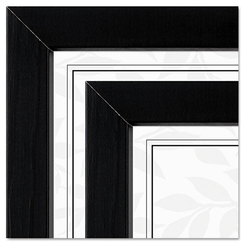 Document-certificate Frames, Wood, 8 1-2 X 11, Black, Set Of Two