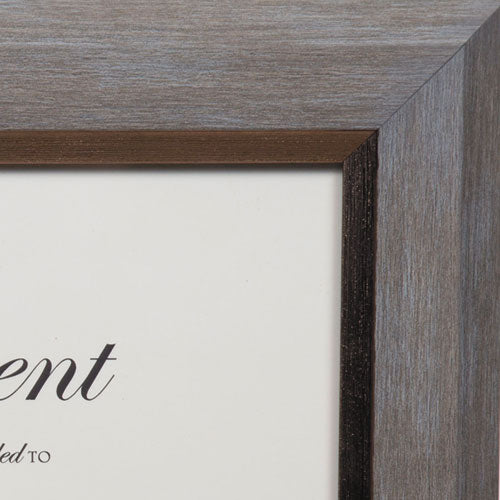 2-tone Document Frame, 8 1-2 X 11 Insert, Gray-gold Frame