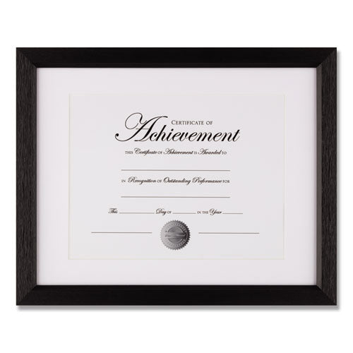 Basics Texture Frame With Two-way Easel, 8.5 X 11, Black