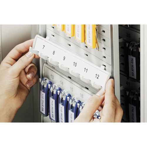 Key Box Plus, 54-key, Brushed Aluminum, Silver, 11 3-4 X 4 5-8 X 15 3-4
