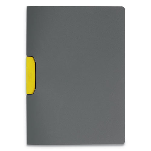 Duraswing Report Cover, Clip, Letter, Charcoal Gray, 5-pack