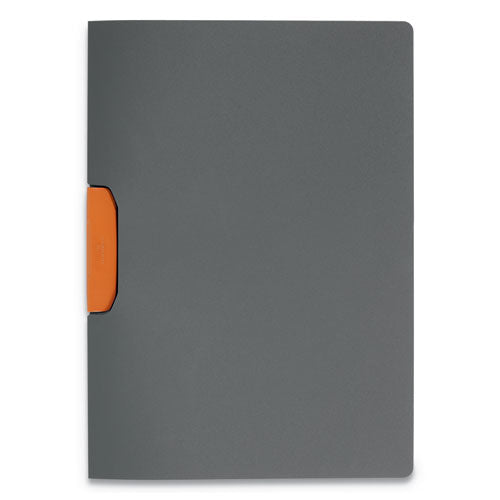 Duraswing Report Cover, Clip, Letter, Charcoal Gray, 5-pack