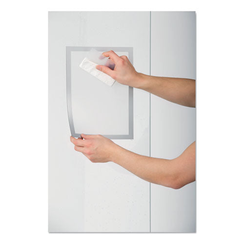 Duraframe Sign Holder, 8 1-2" X 11", Silver Frame, 2-pack