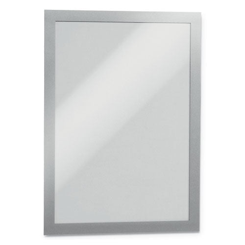 Duraframe Sign Holder, 8 1-2" X 11", Silver Frame, 2-pack