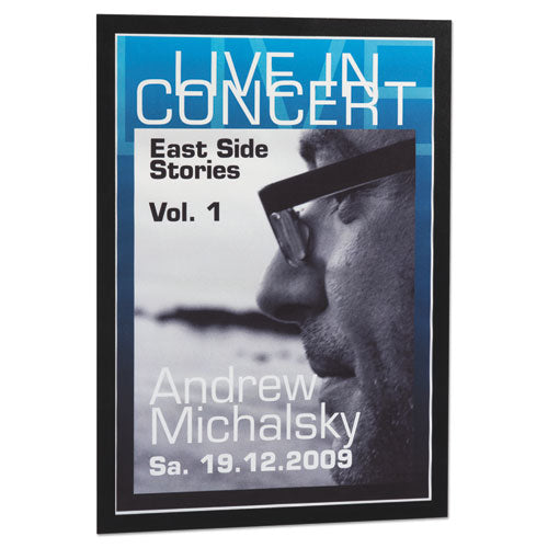 Duraframe Sign Holder, 11 X 17, Black Frame, 2-pack