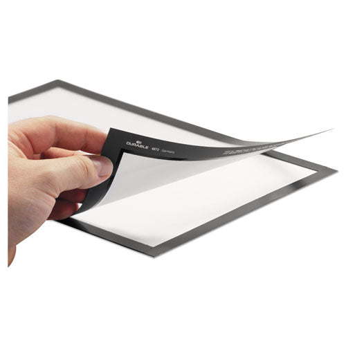 Duraframe Sign Holder, 11 X 17, Black Frame, 2-pack