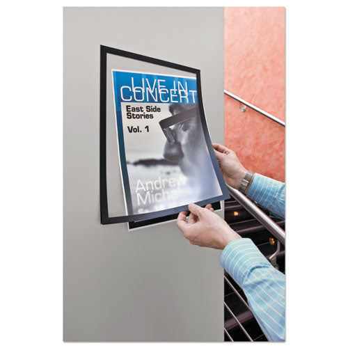 Duraframe Sign Holder, 11 X 17, Black Frame, 2-pack