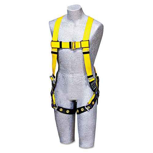 Full-body Harness, Tongue Buckles, Side-back D-rings, Large, 420lb Capacity