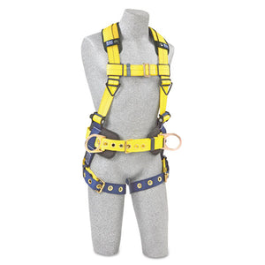 Full-body Harness, Tongue Buckles, Side-back D-rings, Large, 420lb Capacity