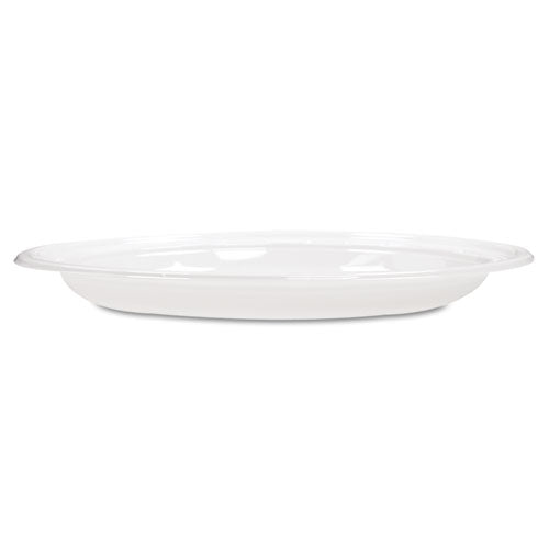 Famous Service Impact Plastic Dinnerware, Plate, 10 1-4" Dia, White, 500-carton
