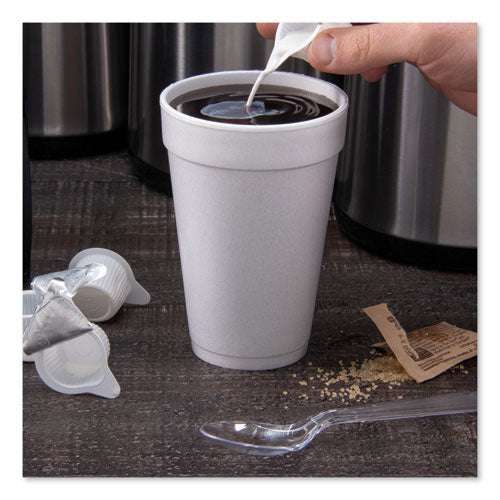 Foam Drink Cups, 16oz, White, 25-bag, 40 Bags-carton