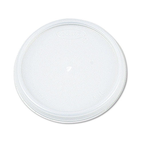 Plastic Lids, Fits 12 - 24 Oz Foam Cups, Translucent, 100-pack, 10 Packs-carton