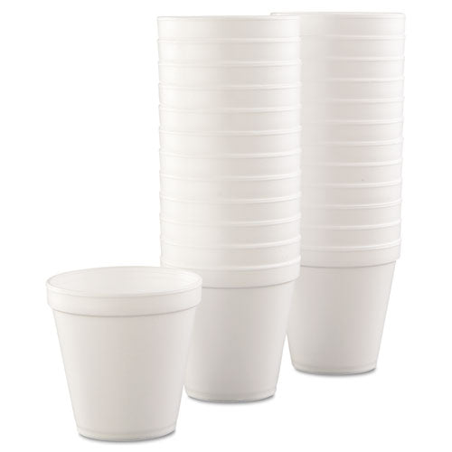 Foam Containers, Foam, 16oz, White, 25-bag, 20 Bags-carton