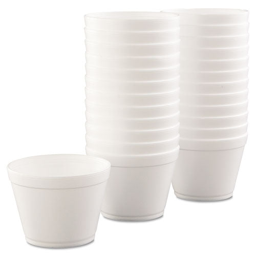 Foam Containers,16oz, White, 25-bag, 20 Bags-carton
