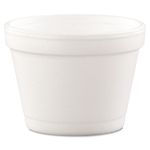Bowl Containers, Foam, 4oz, White, 1000-carton
