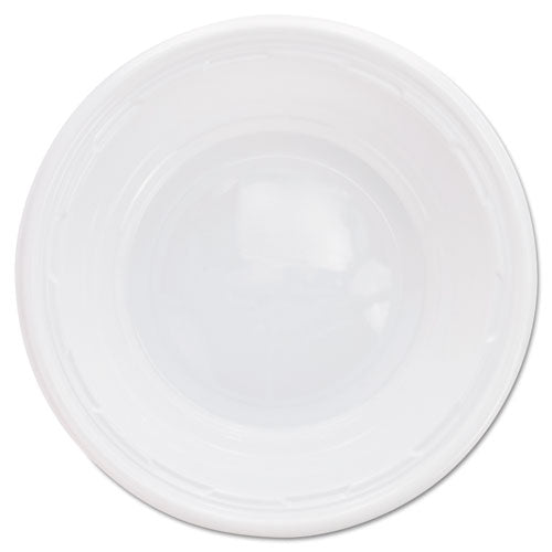 Plastic Bowls, 5-6 Ounces, White, Round, 125-pack