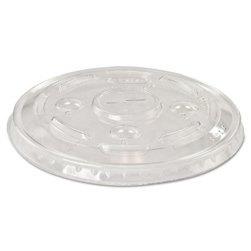 Pete Flat Straw-slot Cold Cup Lids, Fits 16-24oz, 100-pack, 10 Packs-carton