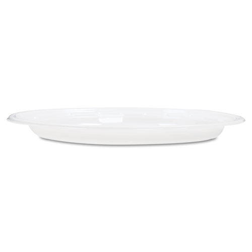 Famous Service Plastic Dinnerware, Plate, 6" Dia, We, 125-pack, 8 Packs-carton