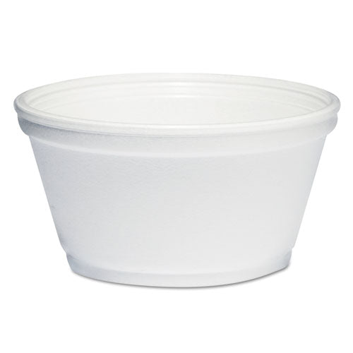 Foam Container, 8oz, White, 1000-carton