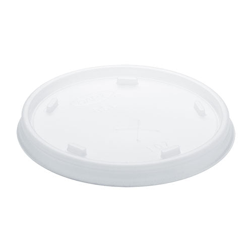 Plastic Cold Cup Lids, Fits 8-9oz Cups, Translucent, 1000-carton