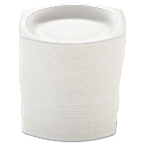 Foam Dinnerware, Oval Platter, 6 3-4" X 9 4-5", White, 125-pack, 4 Packs-carton