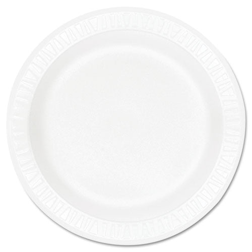 Concorde Non-laminated Foam Plates, 9"diameter, White, 125-pack