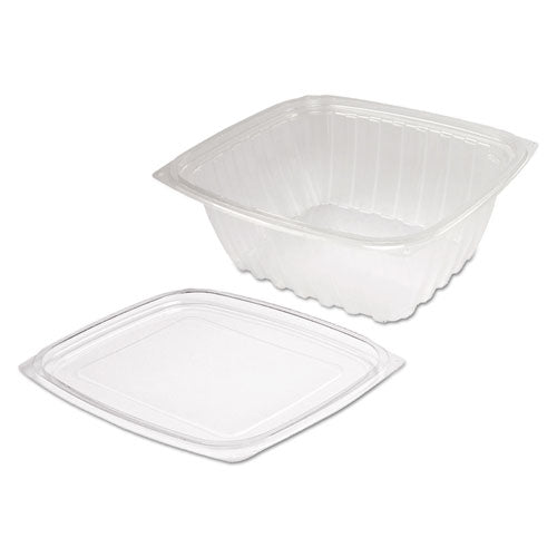 Clearpac Clear Container Lid Combo-pack, 6 1-2 X 7 1-2 X 2.7, 63-pack, 4 Pk-ctn