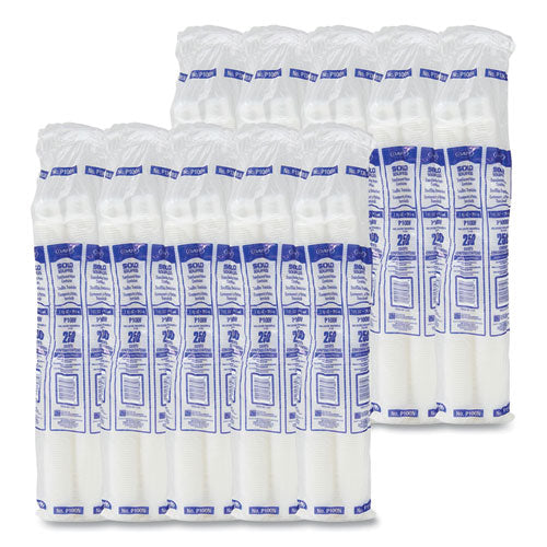Polystyrene Portion Cups, 1 Oz, Translucent, 2500-carton