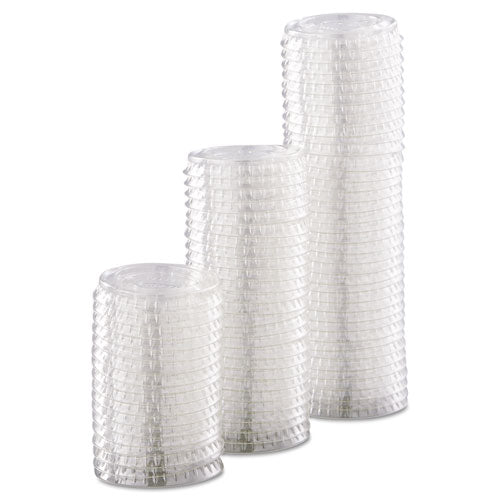 Portion-soufflé Cup Lids. Fits .5-1oz Cups, Clear, 2500-carton
