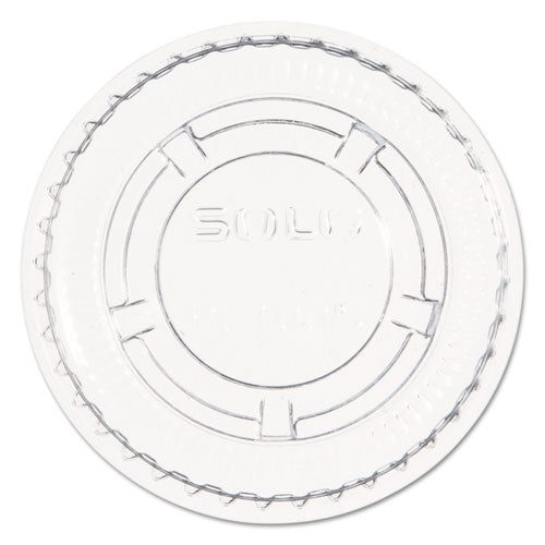 Portion-soufflé Cup Lids. Fits .5-1oz Cups, Clear, 2500-carton