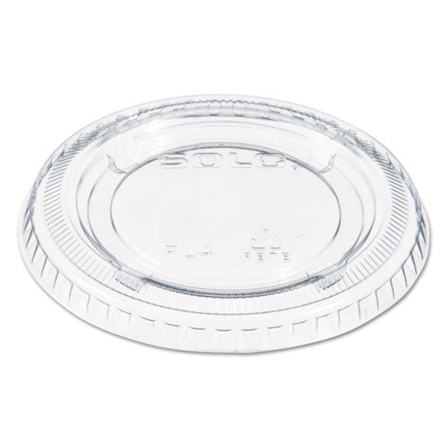 Non-vented Cup Lids, Fits 3.25-9 Oz Cups, Clear, 125-sleeve, 20 Sleeves-carton