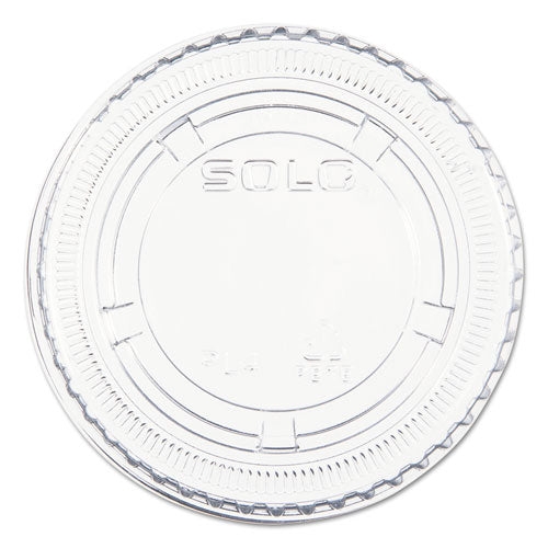 Non-vented Cup Lids, Fits 3.25-9 Oz Cups, Clear, 125-sleeve, 20 Sleeves-carton