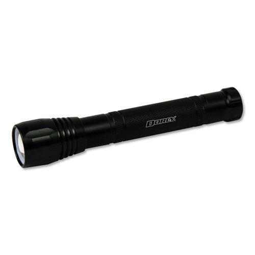 150 Lumen Led Focusing Flashlight, 2 Aa Batteries (included), Black