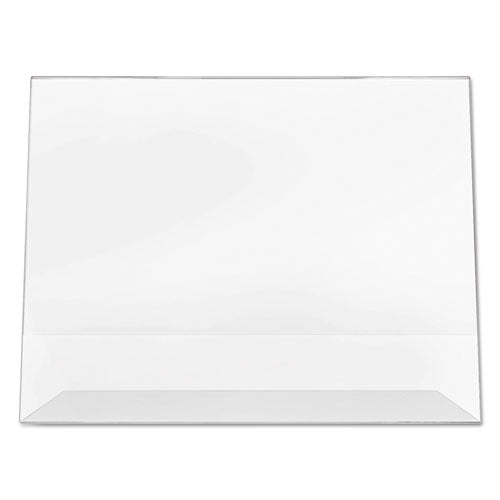 Classic Image Slanted Sign Holder, Landscaped, 11 X 8 1-2 Insert, Clear