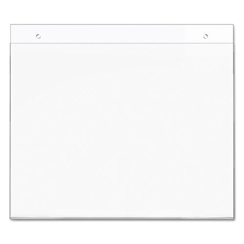Classic Image Wall-mount Sign Holder, Landscape, 11 X 8 1-2, Clear