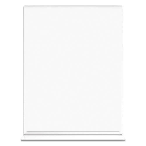 Classic Image Double-sided Sign Holder, 8 1-2 X 11 Insert, Clear